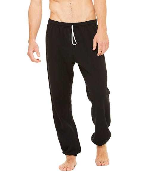 Bella + Canvas 3737 Pantalón largo Scrunch de vellón esponja unisex