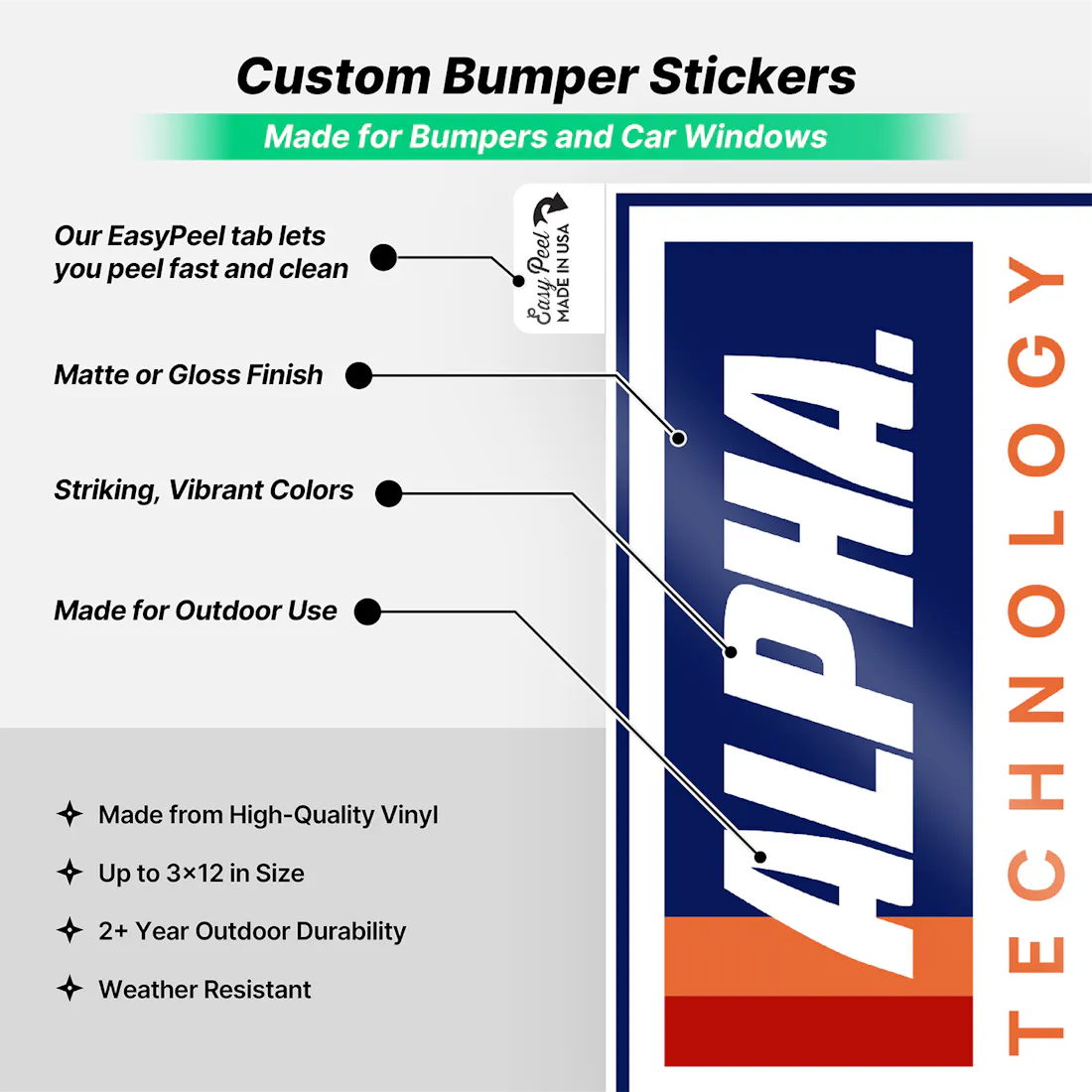 Custom Bumper Stickers
