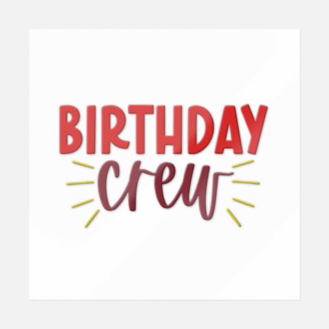 Birthday Crew - Ninja Transfers