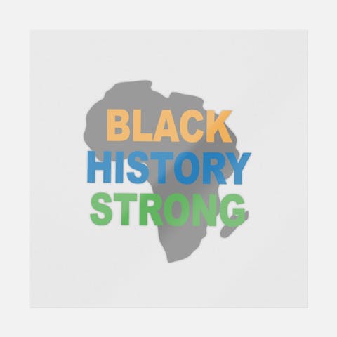 Black History Strong Map - Ninja Transfers