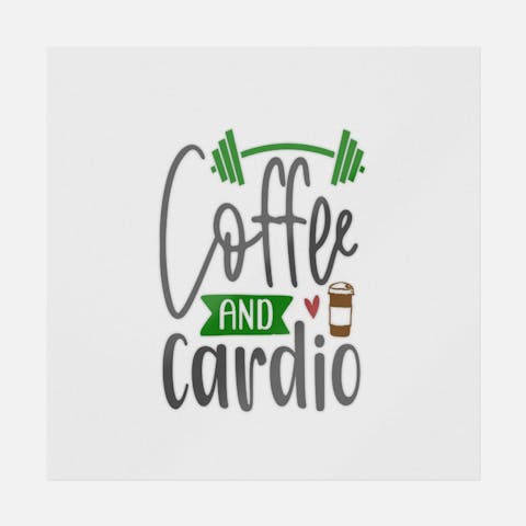Coffee And Cardio - Ninja Transfers