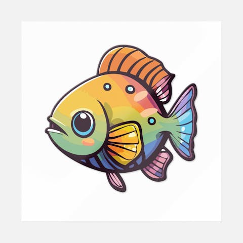 Colorful Fish - Ninja Transfers