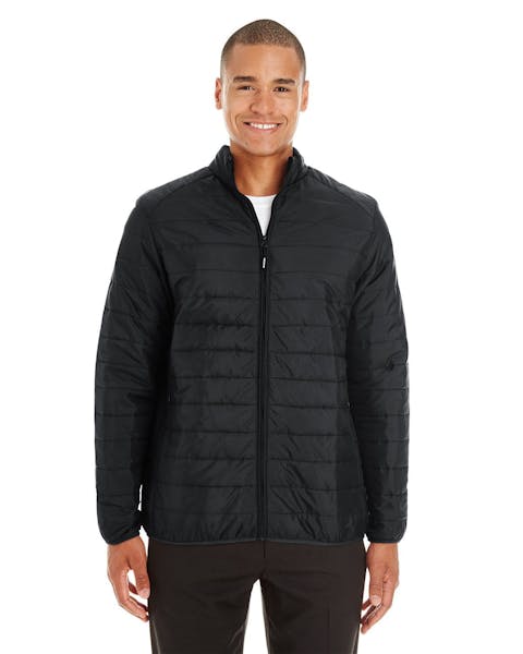 Core 365 CE700 Men's Prevail Packable Puffer Jacket - Ninja Transfers