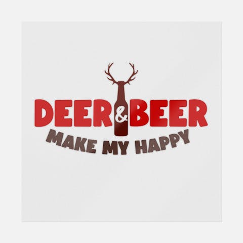 Deer & Beer - Ninja Transfers