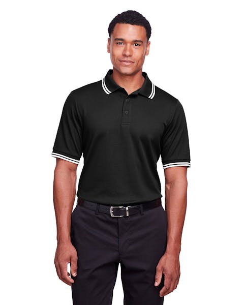 Devon & Jones DG20C CrownLux Performance Polo con punta trenzada para hombre