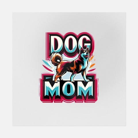 Dog Mom Comic Art Style - Ninja Transfers