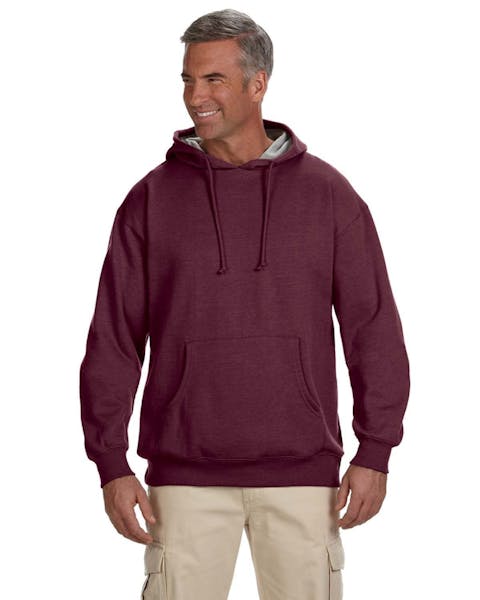 econscious EC5570 Adult Organic/Recycled Heathered Fleece Pullover Hooded Sweatshirt - Ninja Transfers
