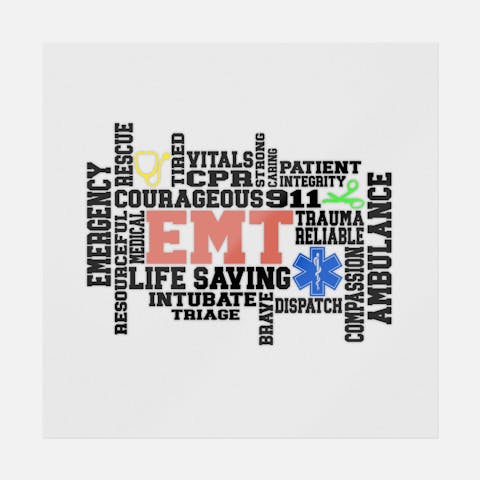 EMT Word Art - Ninja Transfers