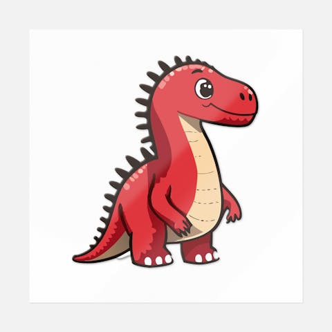 Flaming Dino - Ninja Transfers