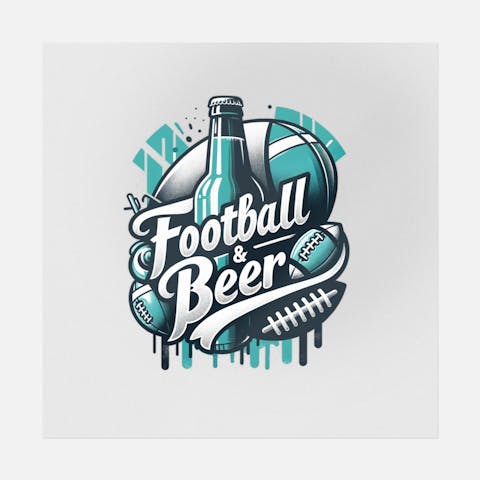 Football & Beer Street Art - Ninja Transfers
