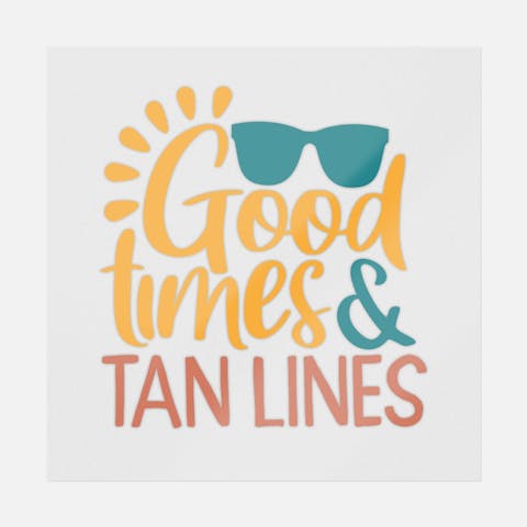 Good Times & Tan Lines - Ninja Transfers