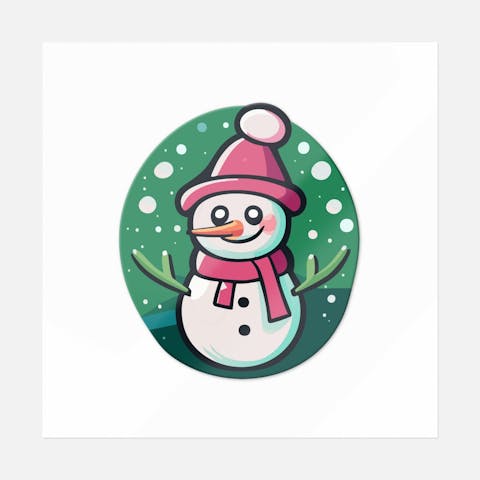 Happy Snowman - Ninja Transfers