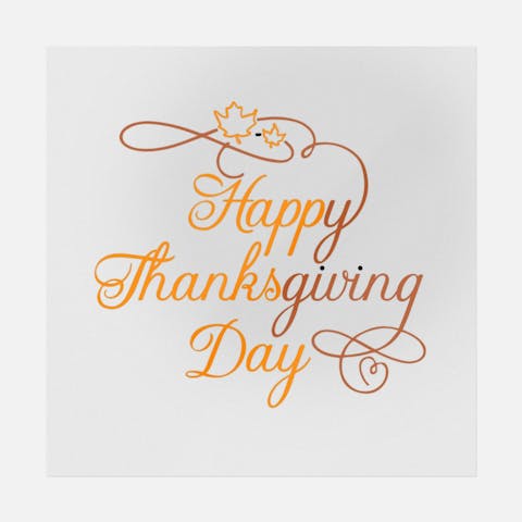 Happy Thanksgiving Day - Ninja Transfers