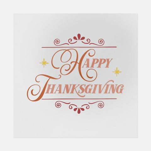 Happy - Thanksgiving - Ninja Transfers