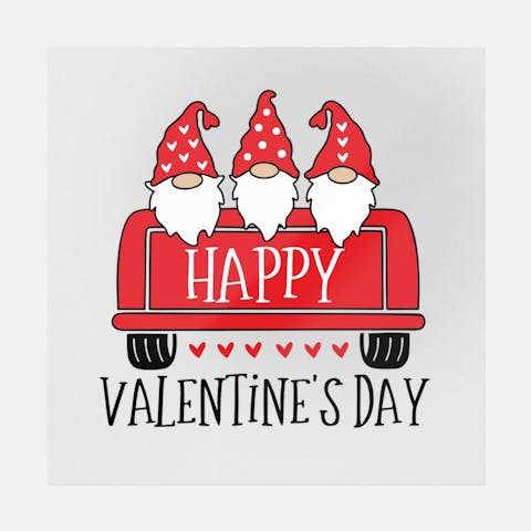 Happy Valentine's Day Truck - Ninja Transfers