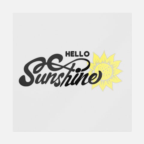 Hello Sunshine - Ninja Transfers