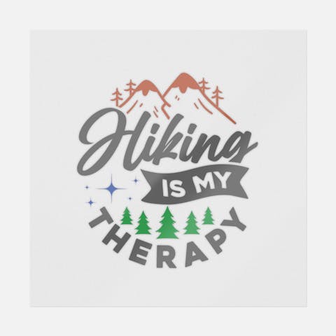 Hiking Is My Therapy - Ninja Transfers