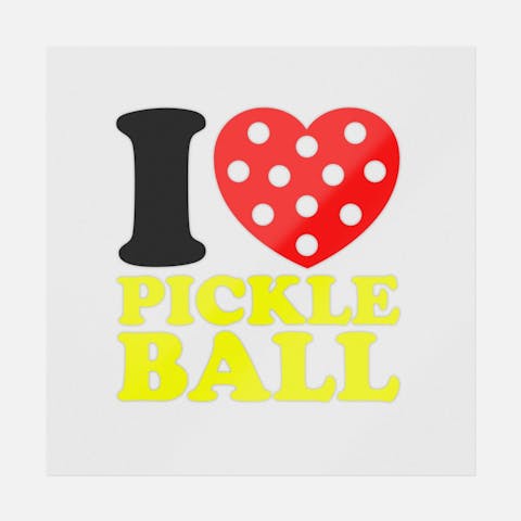 I Heart Pickleball - Ninja Transfers