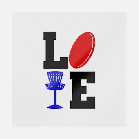 I Love Disc Golf - Ninja Transfers