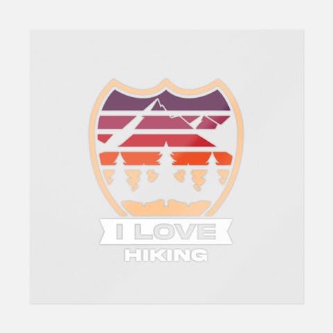 I Love Hiking - Ninja Transfers