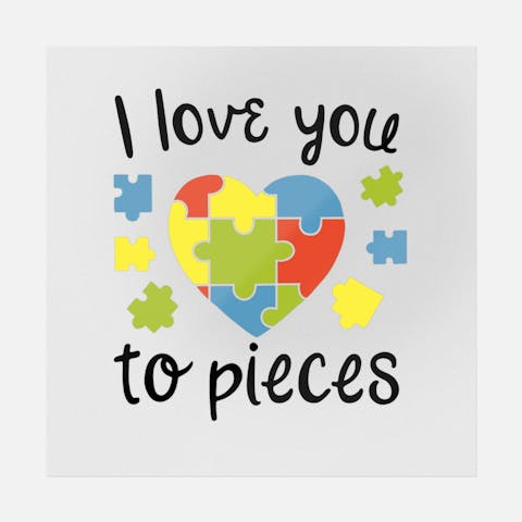 I Love You To Pieces - Ninja Transfers