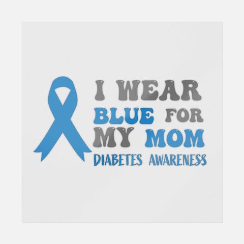I Wear Blue For My Mom - Ninja Transfers