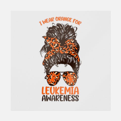I Wear Orange For Leukemia Awareness - Ninja Transfers