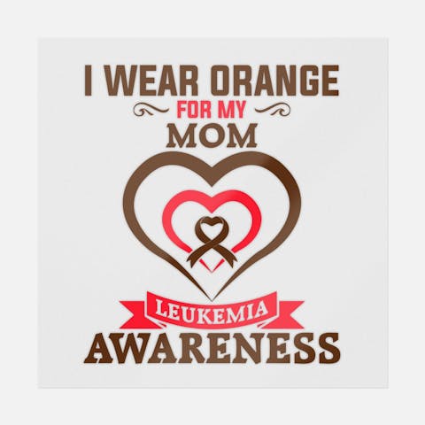 I Wear Orange For My Mom - Ninja Transfers