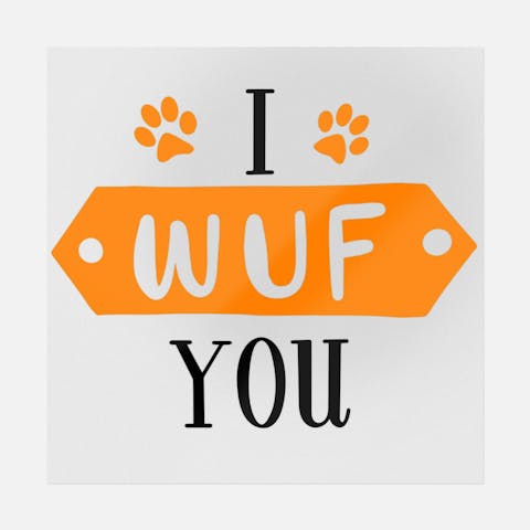 I Wuf You - Ninja Transfers