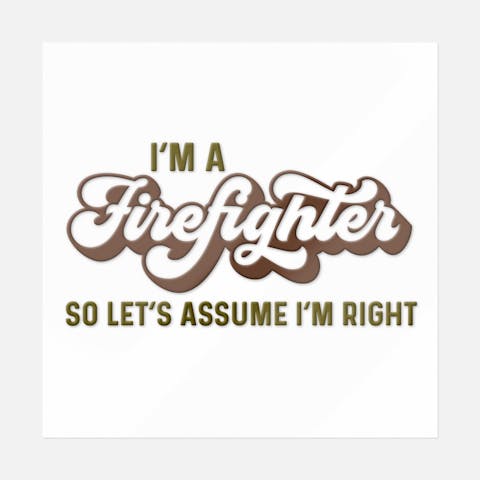 I'm A Firefighter / - Ninja Transfers