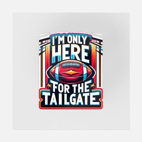 I'm Only Here For The Tailgate - Ninja Transfers