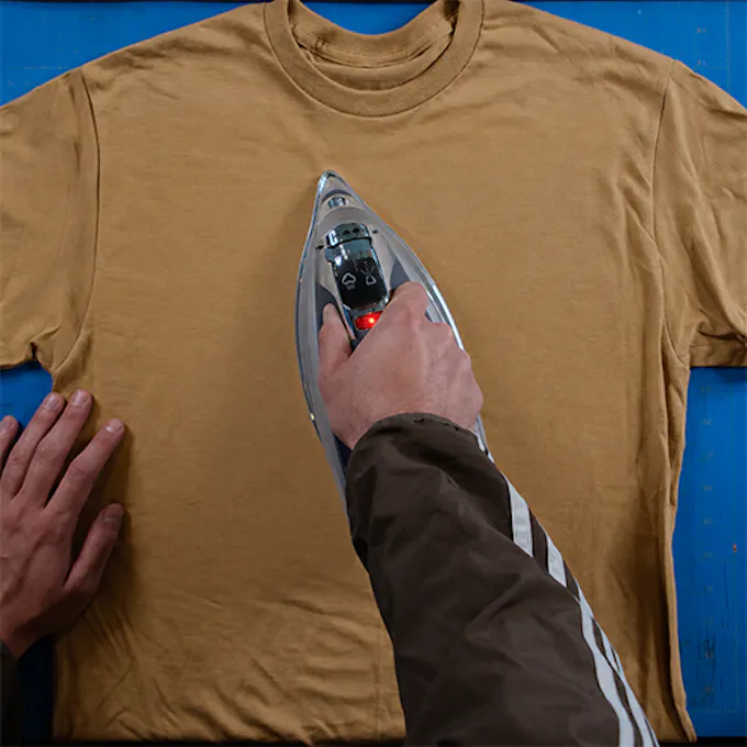 Prep Your Garment — iron