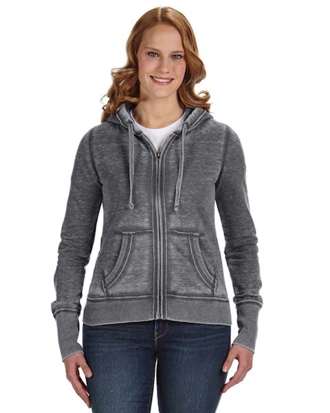 J America JA8913 Sudadera con capucha y cremallera completa Zen para mujer