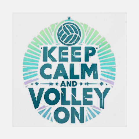 Keep Calm And Volley On - Ninja Transfers