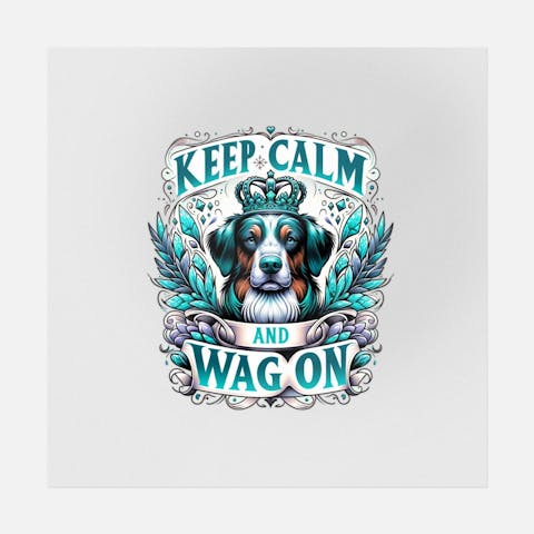 Keep Calm and Wag On - Ninja Transfers