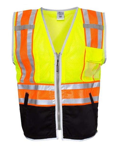 Kishigo 1543 - 1544 Premium Brilliant Series Ultimate Reflective Vest - Ninja Transfers