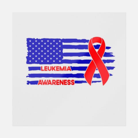 Leukemia Flag - Ninja Transfers