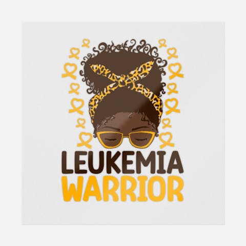 Leukemia Warrior Yellow - Ninja Transfers