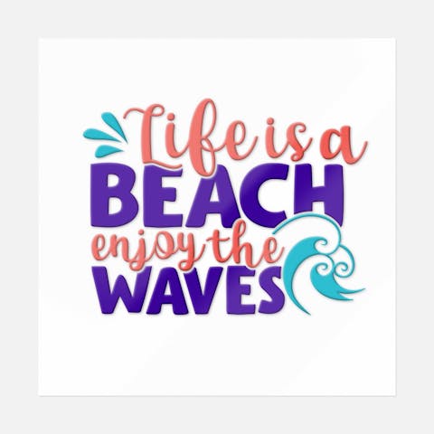 Life Is A Beach - Ninja Transfers
