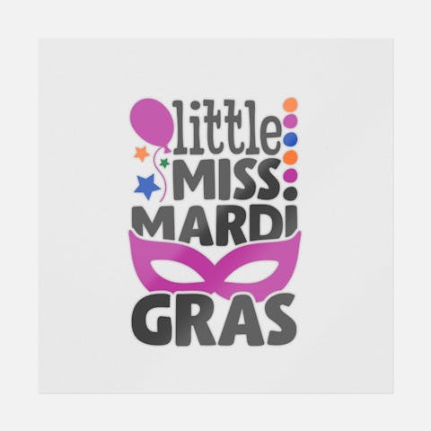 Little Miss Mardi Gras - Ninja Transfers