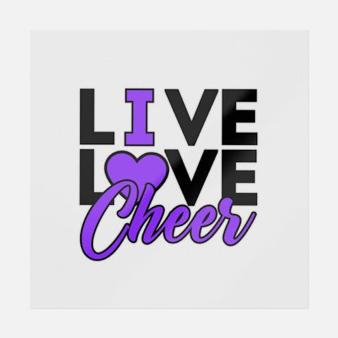 Live Love Cheer - Ninja Transfers