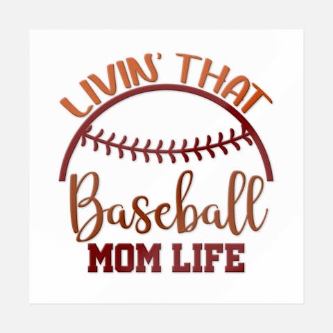 Livin' That Baseball Mom Life - Ninja Transfers