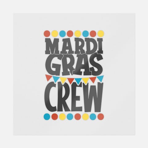 Mardi Gras Crew - Ninja Transfers