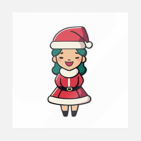 Miss Happy Santa - Ninja Transfers