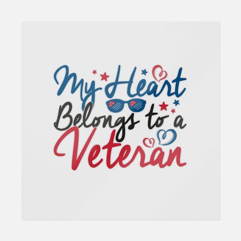 My Heart Belongs To A Veteran - Ninja Transfers