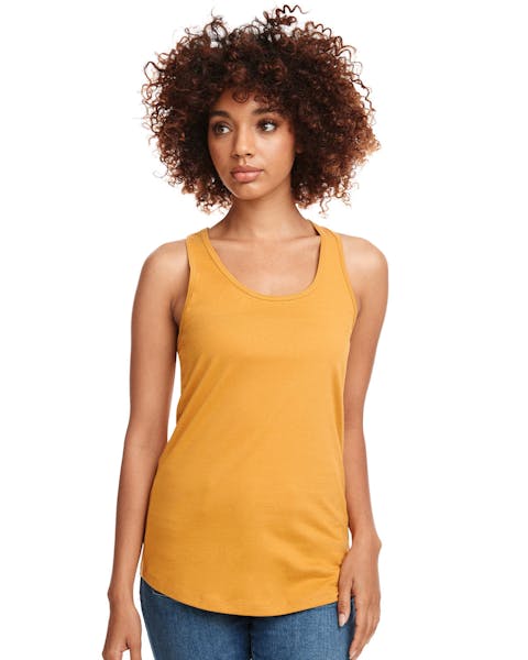 Next Level N1533 Camiseta sin mangas Racerback ideal para mujer