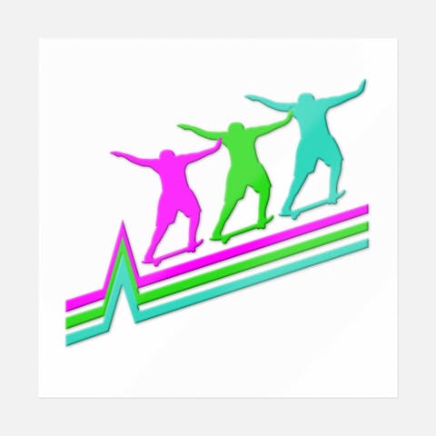 Neon Skateboards - Ninja Transfers