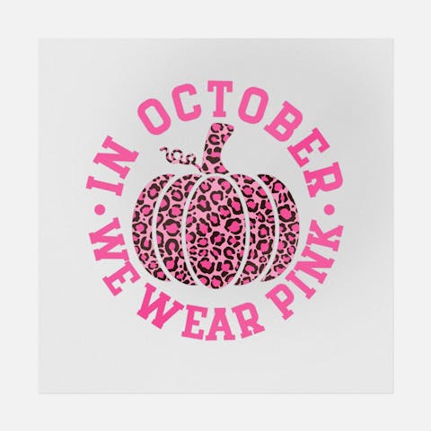 October We Wear Pink - Ninja Transfers