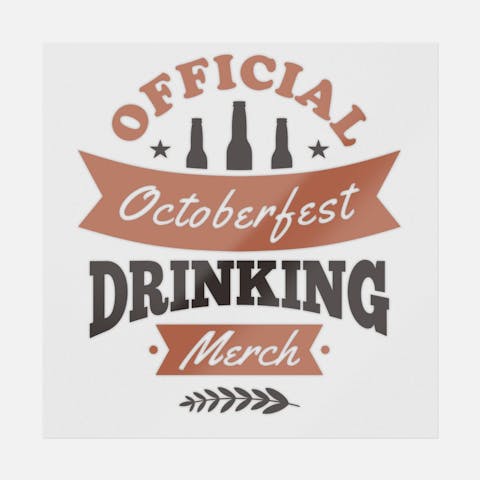 Official Octoberfest Drinking Merch - Ninja Transfers