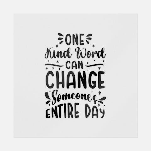 One Kind Word - Ninja Transfers